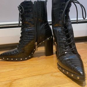 Ankle lace up boots by Charles David